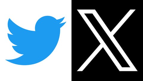 「Twitter」⇒「Ｘ(エックス)」の画像